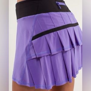 Purple Lululemon Pacesetter Skirt